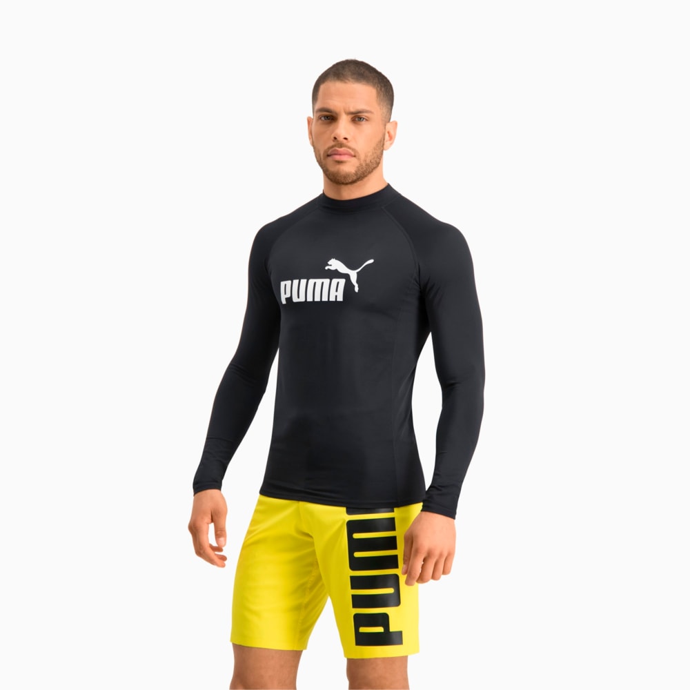 фото Лонгслив puma swim men long sleeve rash guard