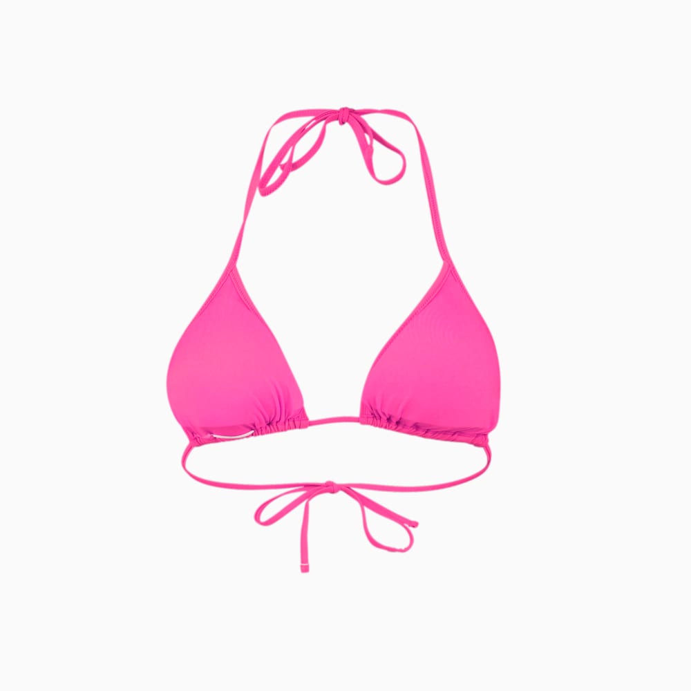 Зображення Puma Ліф для плавання PUMA Swim Women Triangle Bikini Top #2: neon pink