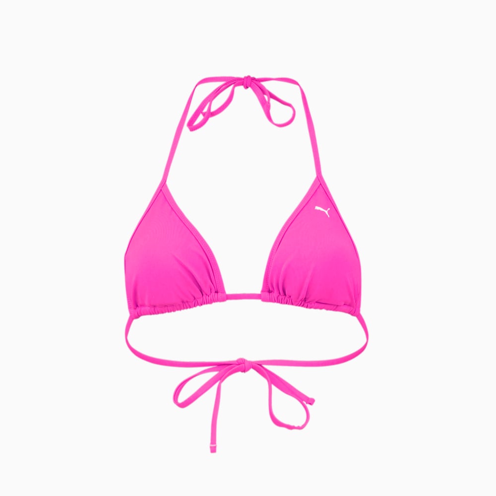 Изображение Puma Лиф для плавания PUMA Swim Women Triangle Bikini Top #1: neon pink