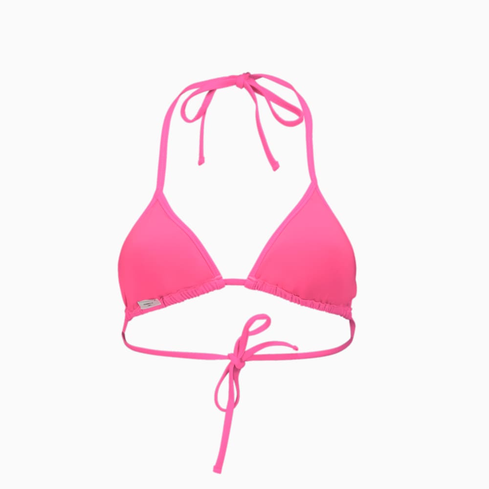 Изображение Puma Лиф для плавания PUMA Swim Women Triangle Bikini Top #2: Fluo Pink