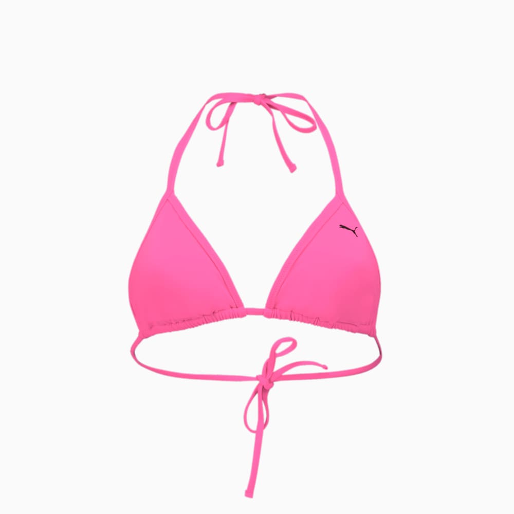 Изображение Puma Лиф для плавания PUMA Swim Women Triangle Bikini Top #1: Fluo Pink