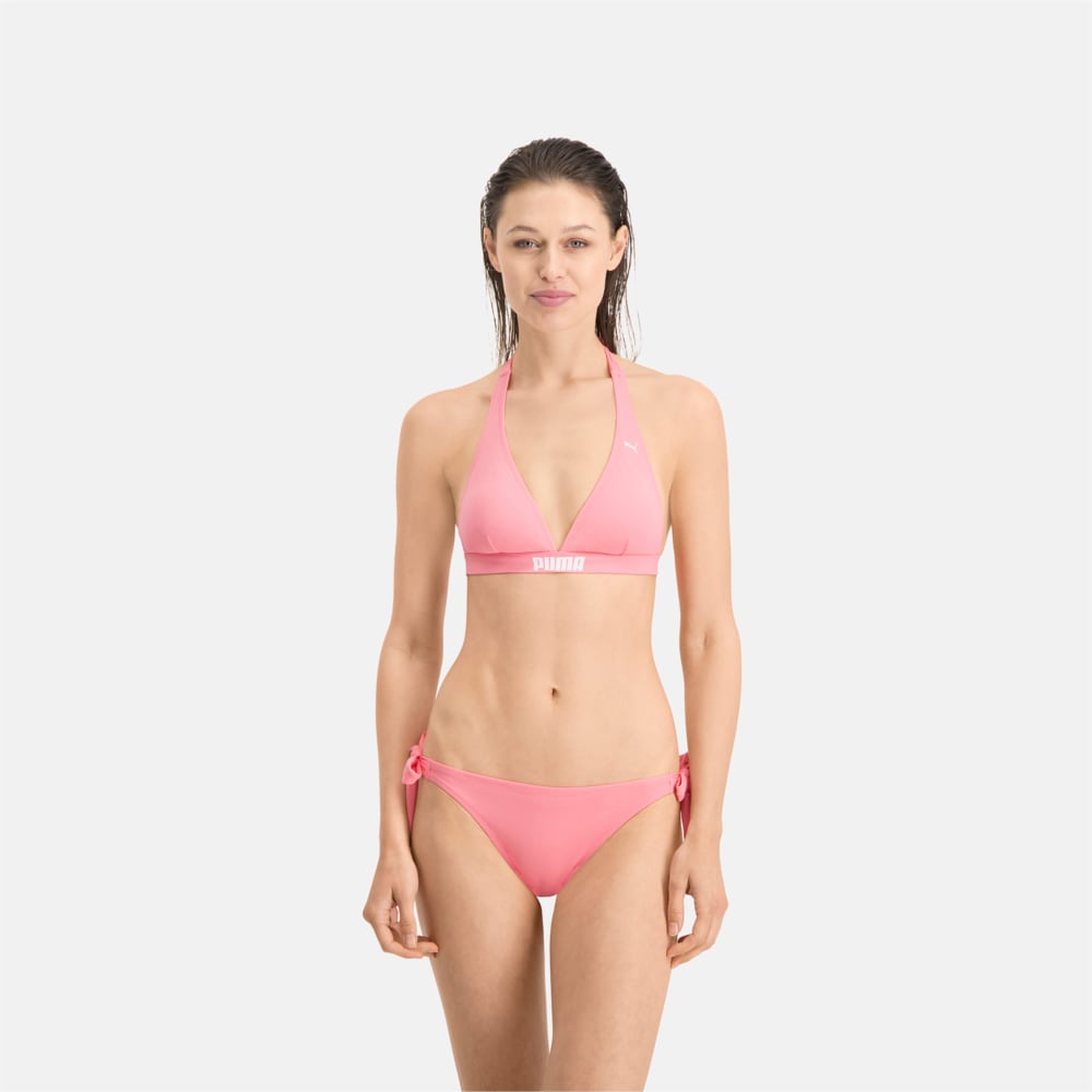 Изображение Puma Лиф для плавания PUMA Swim Women Halter Strap Top #1: light pink