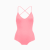 Изображение Puma Купальник PUMA Swim Women V-neck Crossback Swimsuit #5: light pink
