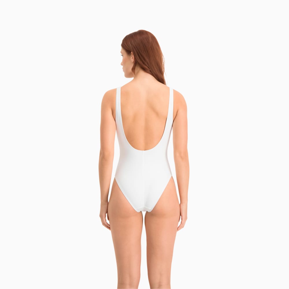 Зображення Puma Купальник PUMA Swim Women Swimsuit 1P #2: White