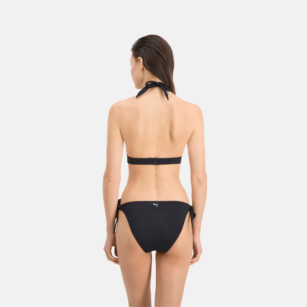 Изображение Puma Плавки PUMA Swim Women Side Strap Bikini Bottom #2: black