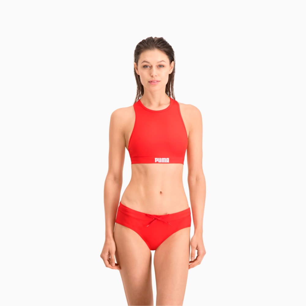 Зображення Puma Топ для плавання PUMA Swim Women Racerback Swim Top #1: Red