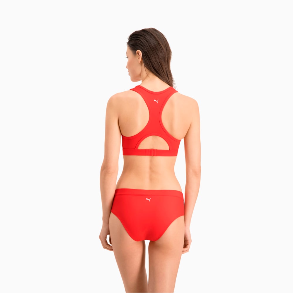 Изображение Puma Топ для плавания PUMA Swim Women Racerback Swim Top #2: Red