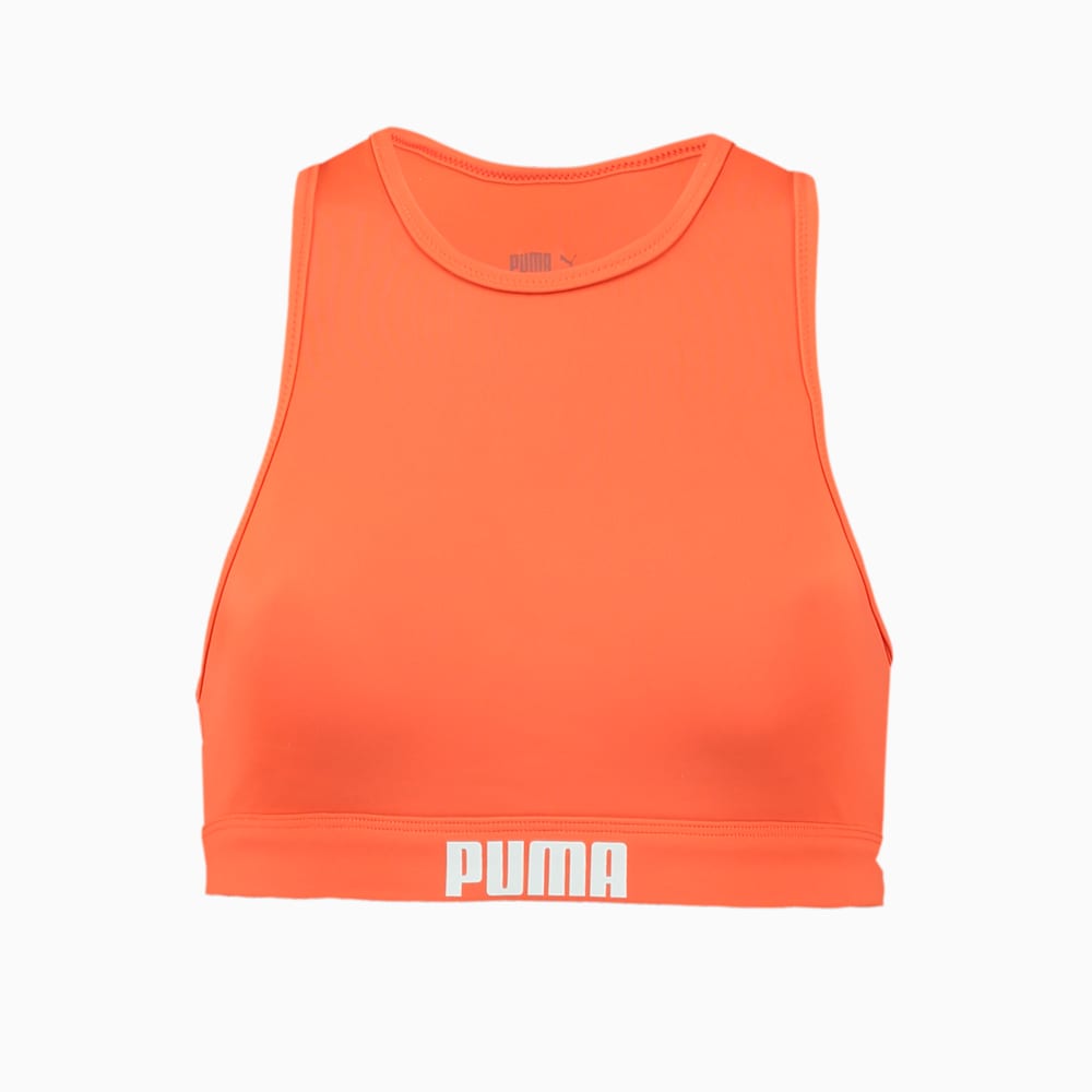 Зображення Puma Топ для плавання PUMA Swim Women Racerback Swim Top #1: Brown