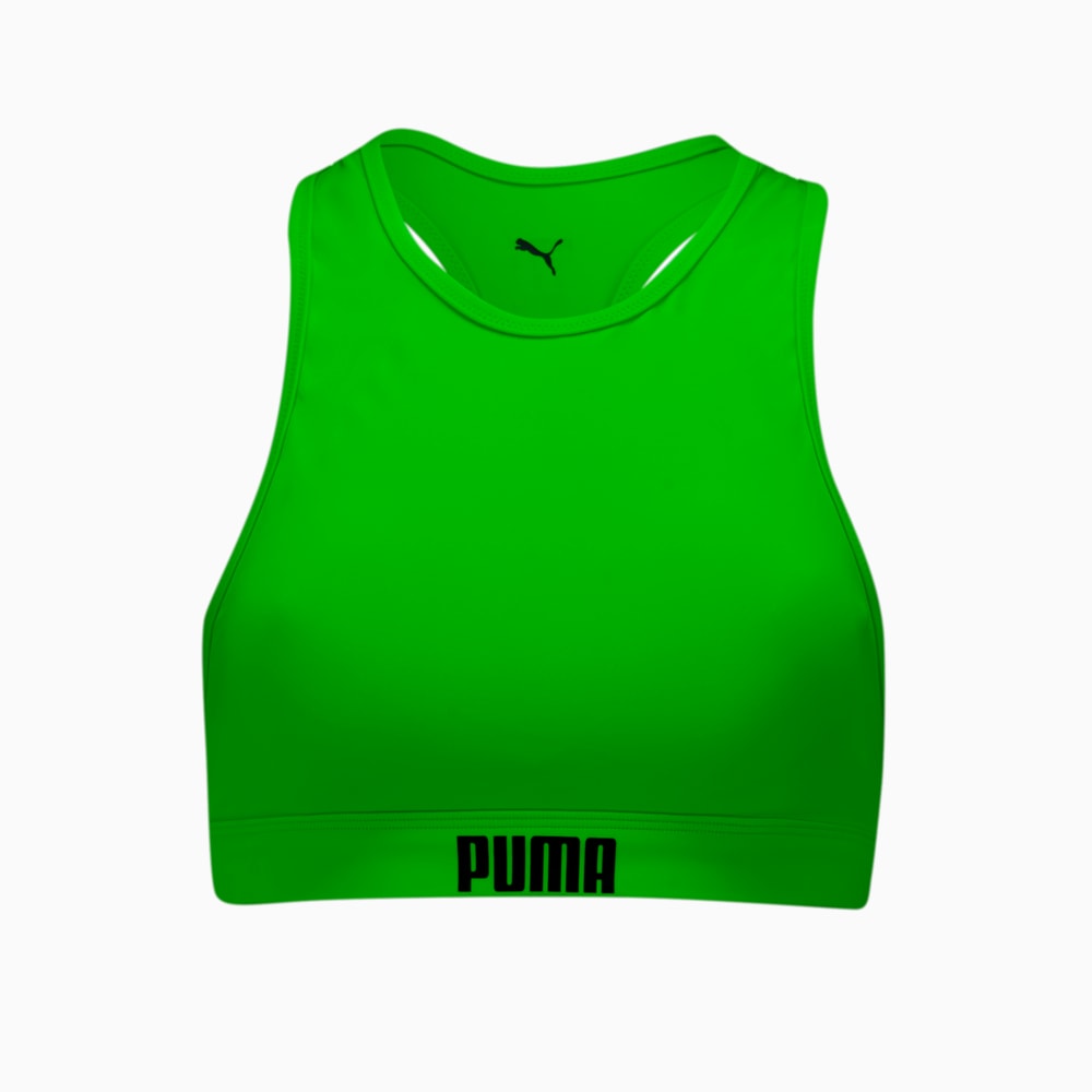 PUMA Swim Women Racerback Swim Top Bright Green Puma 907692 16