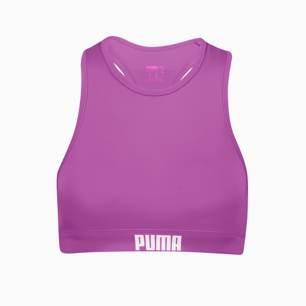 Изображение Puma Топ для плавания PUMA Swim Women Racerback Swim Top #1: Magenta