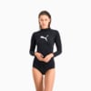 Изображение Puma Лонгслив Swim Women’s Long Sleeve Rash Guard #1: black