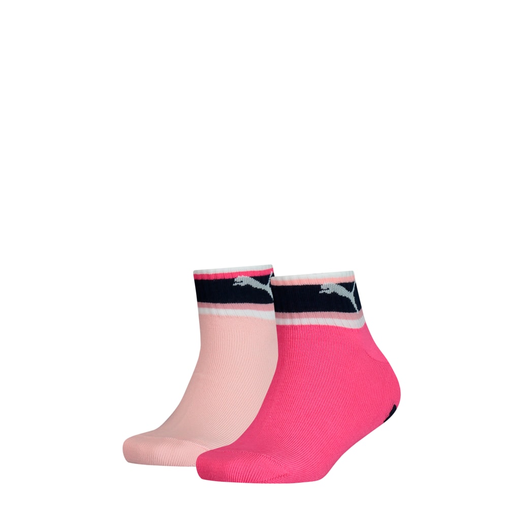Изображение Puma Детские носки Seasonal Stripe Youth Quarter Socks 2 Pack #1