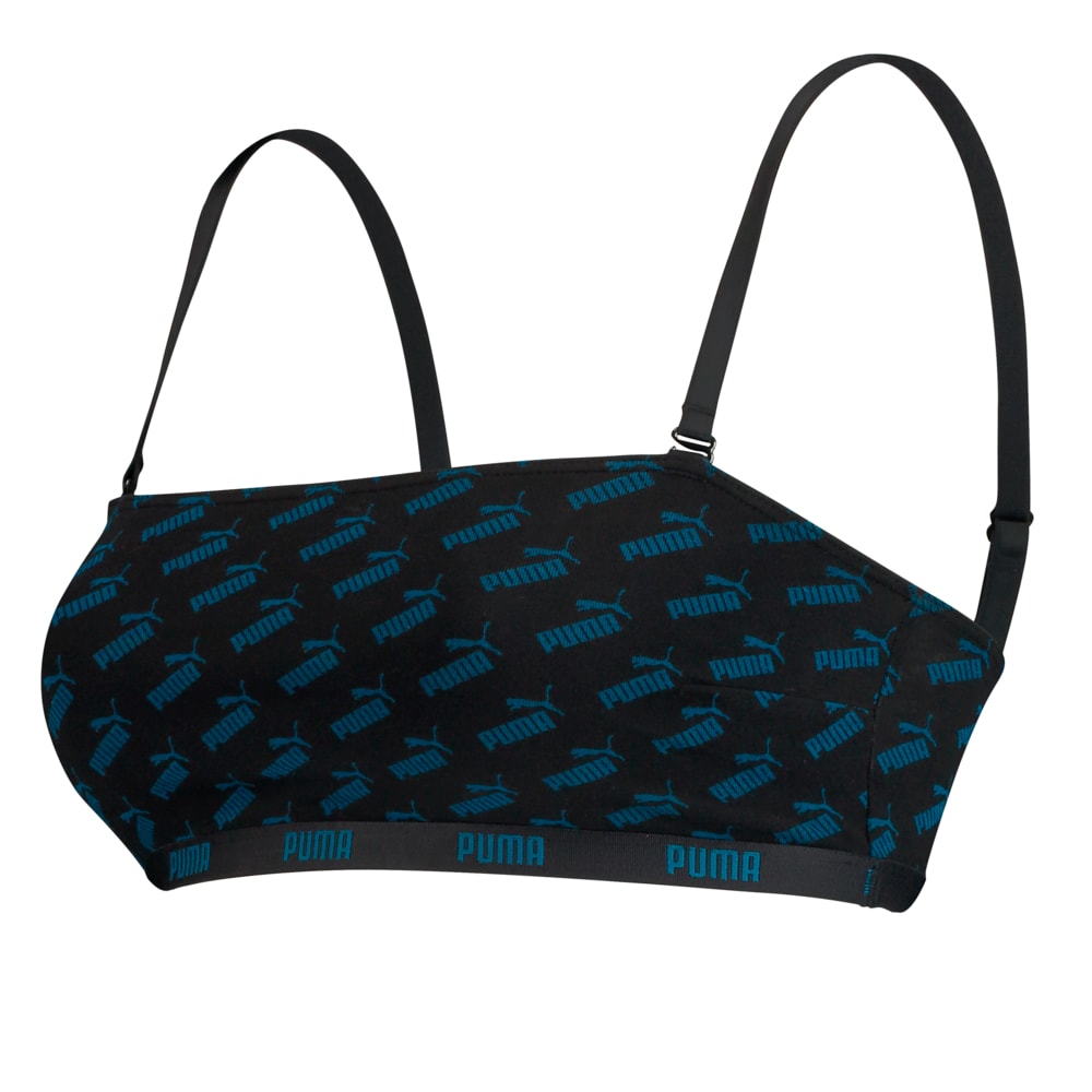 

PUMA - female - Бра PUMA AOP BANDEAU TOP 1P HANG – blue / black –, Синий