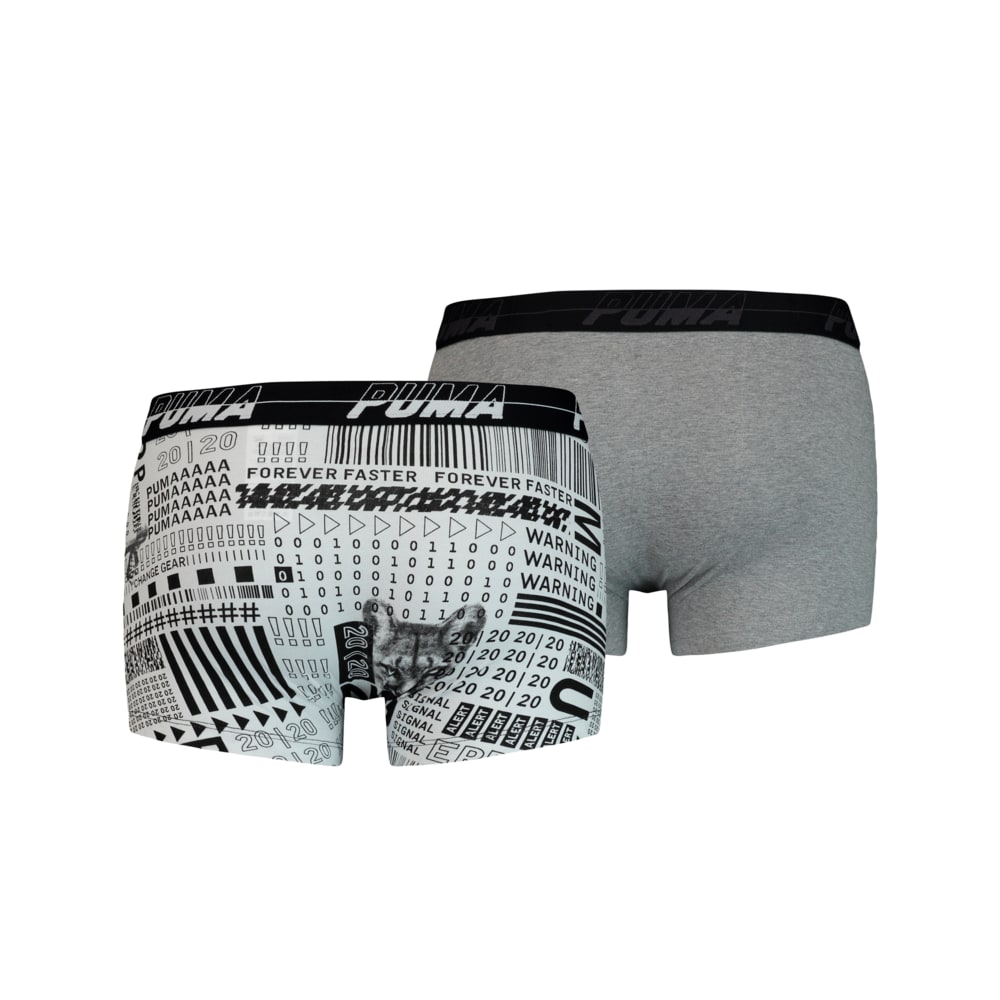 

PUMA - male - Мужское нижнее белье PUMA ACTIVISM AOP TRUNK 2P – black / white –, Черный