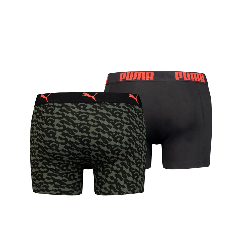 

PUMA - male - Мужское нижнее белье PUMA LOGO AOP BOXER 2P – army green –, Зеленый