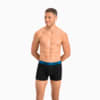 Изображение Puma Мужское нижнее белье Heritage Stripe Men's Boxers 2 Pack #3: petrol blue