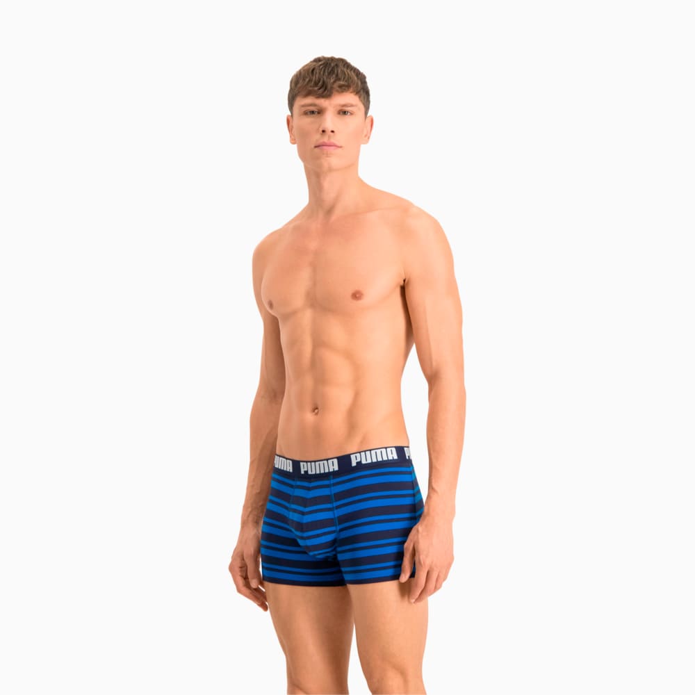 PUMA HERITAGE Çizgili Erkek Boxer 2'li Paket HE7342