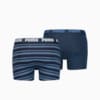 Зображення Puma Чоловіча спідня білизна Heritage Stripe Men's Boxers 2 Pack #8: denim