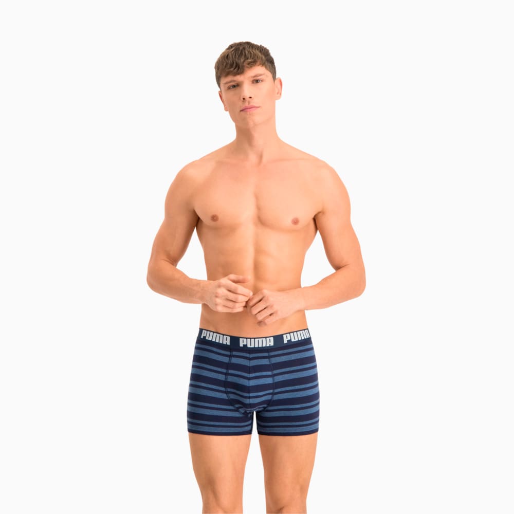 PUMA HERITAGE Çizgili Erkek Boxer 2'li Paket HE7341