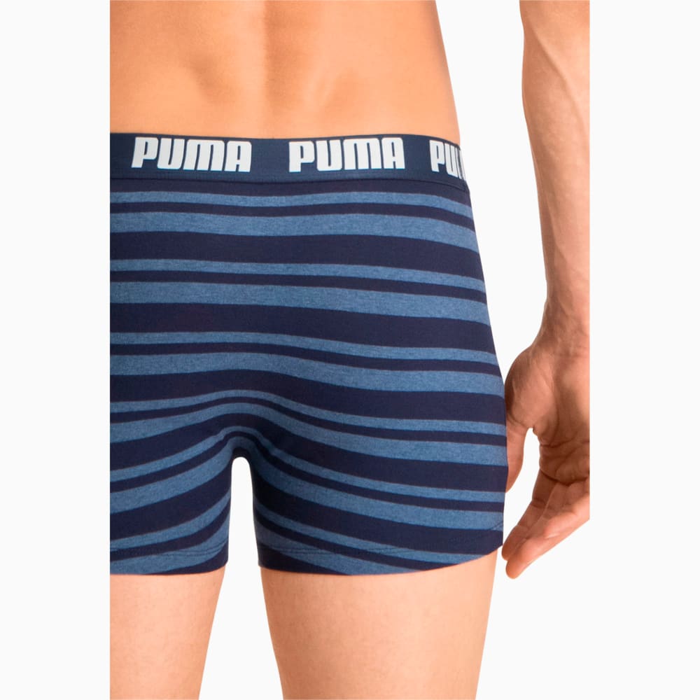 

PUMA - male - Мужское нижнее белье Heritage Stripe Men's Boxers 2 Pack – denim –, Синий