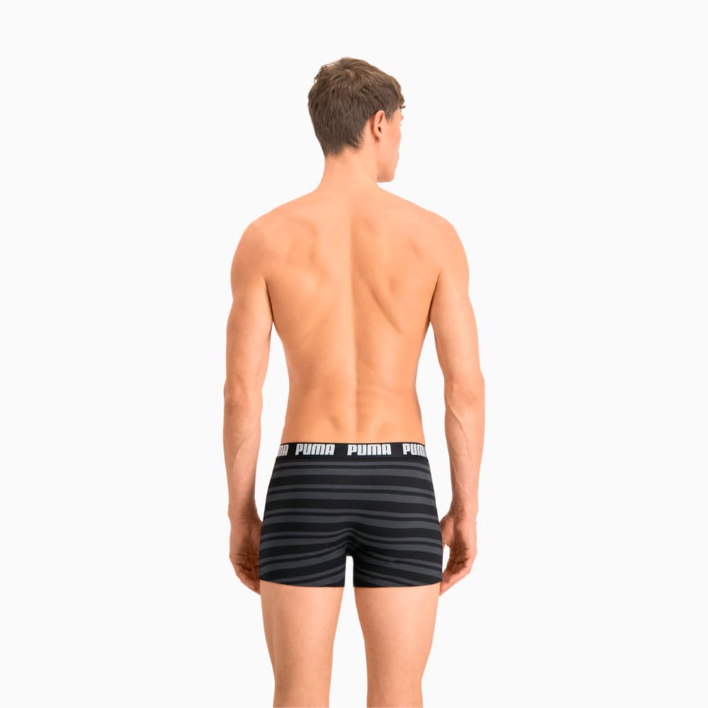 Зображення Puma Чоловіча спідня білизна Heritage Stripe Men's Boxers 2 Pack #2: black