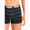 Изображение Puma Мужское нижнее белье Heritage Stripe Men's Boxers 2 Pack #6: black