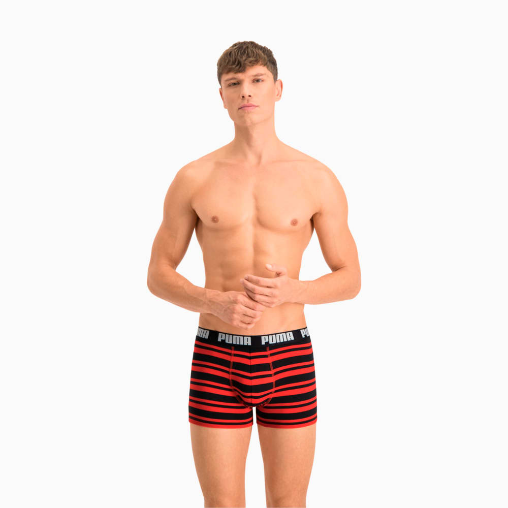 PUMA HERITAGE Çizgili Erkek Boxer 2'li Paket HE7348