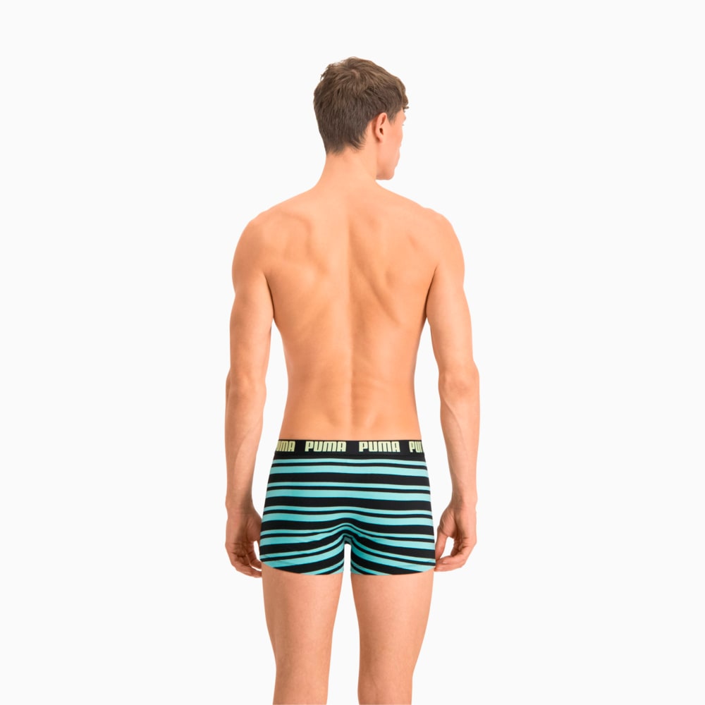 Зображення Puma Чоловіча спідня білизна Heritage Stripe Men's Boxers 2 Pack #2: blue / black