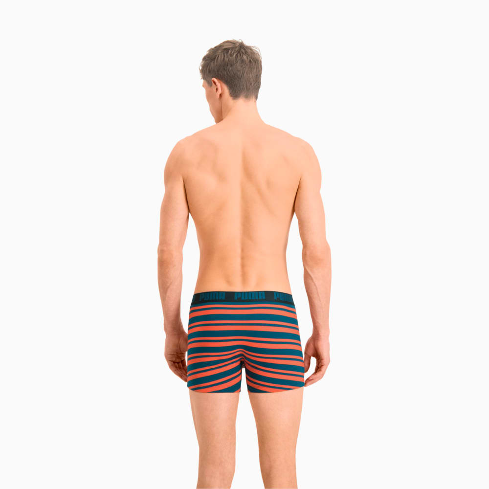 

PUMA - male - Мужское нижнее белье Heritage Stripe Men' Boxers 2 Pack – red / grey melange –