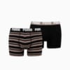 Изображение Puma Мужское нижнее белье Heritage Stripe Men's Boxers 2 Pack #1: brown combo