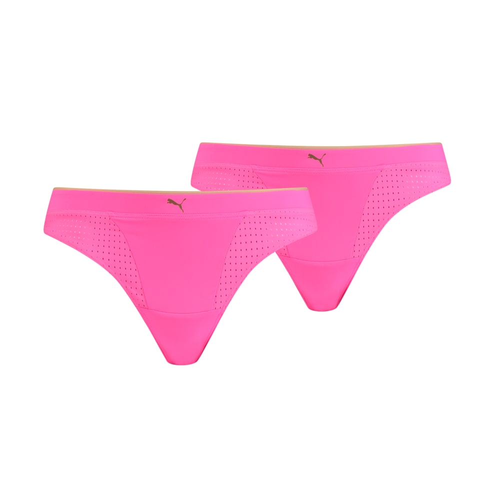 Image Puma PUMA Women's Microfiber String Underwear 2 Pack #1