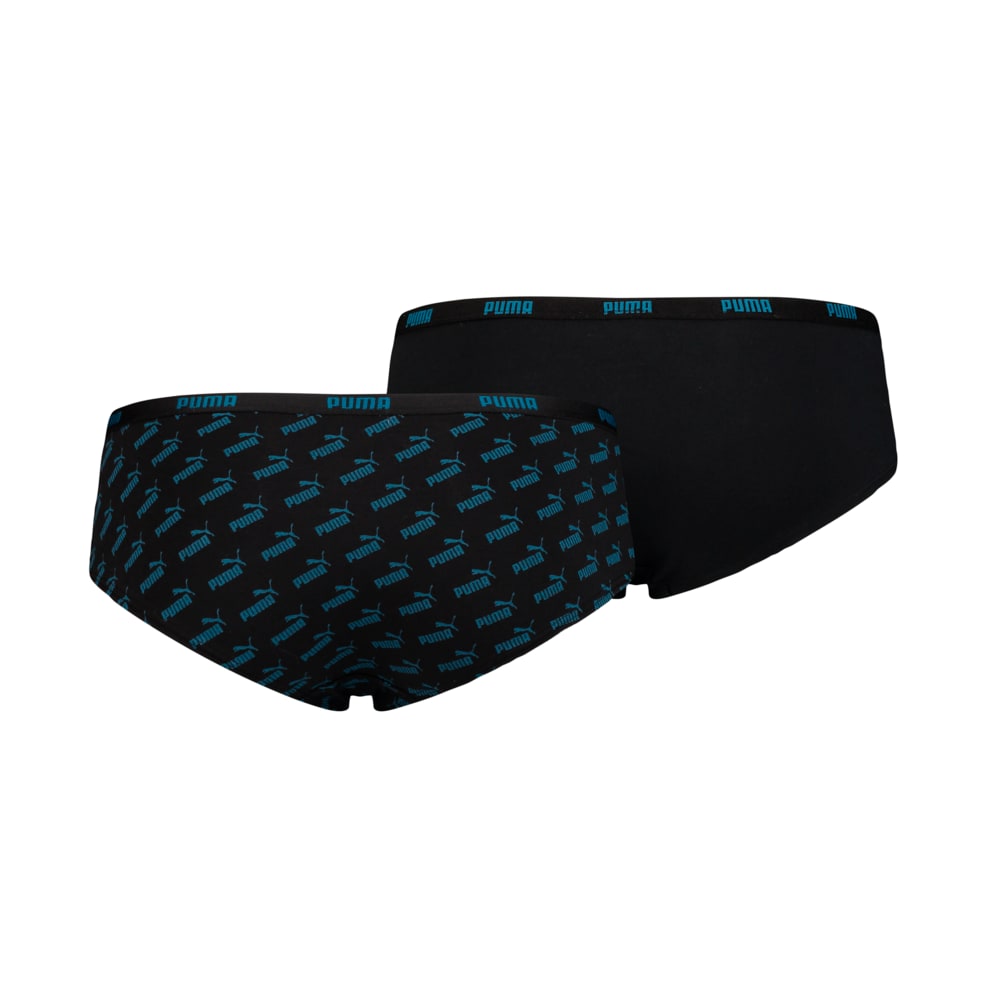 

PUMA - female - Женское нижнее белье Printed Women's Hipster 2 Pack – blue / black –, Синий