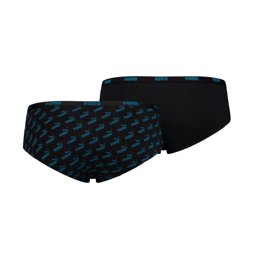 Зображення Puma Жіноча спідня білизна Printed Women's Hipster 2 Pack #2: blue / black