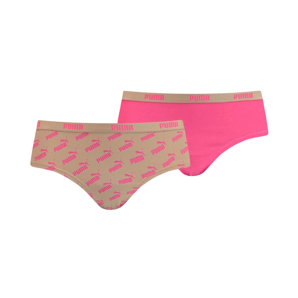 Зображення Puma Жіноча спідня білизна Printed Women's Hipster 2 Pack #1: pink