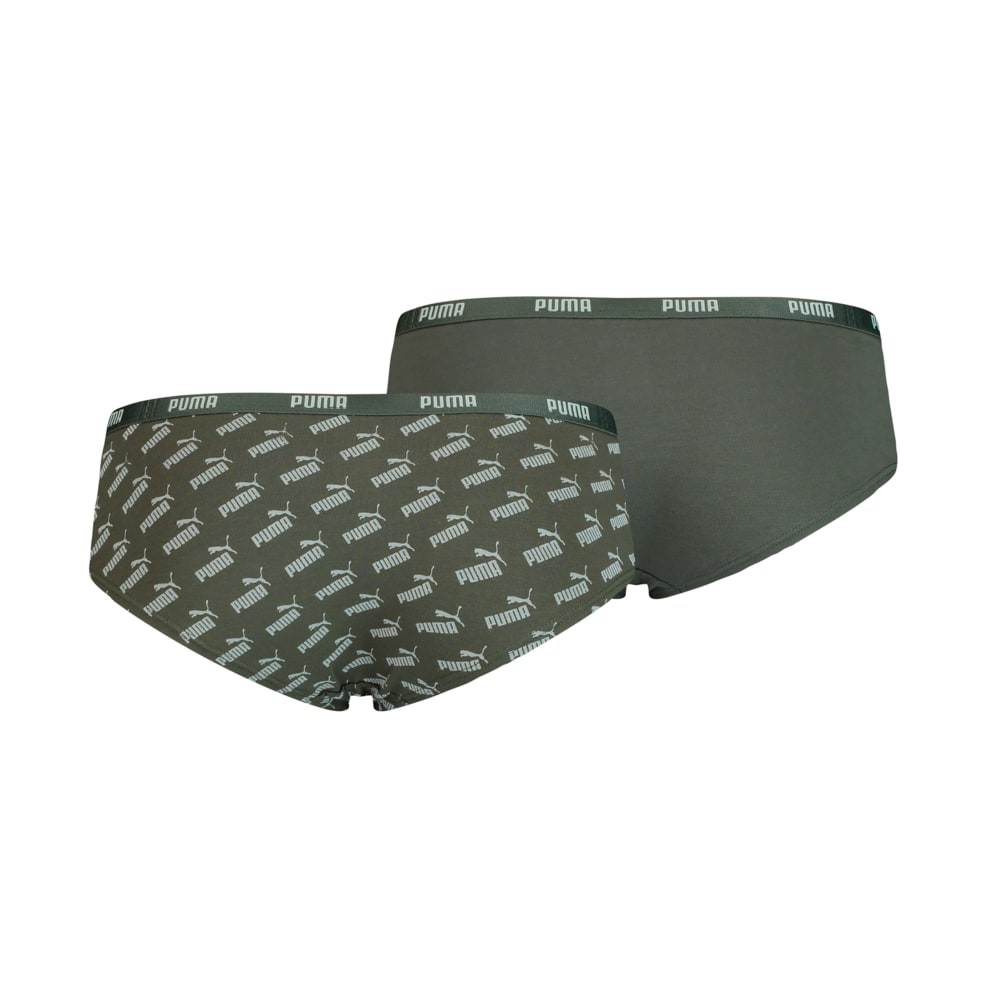 

PUMA - female - Женское нижнее белье Printed Women's Hipster 2 Pack – dark green combo –, Зеленый
