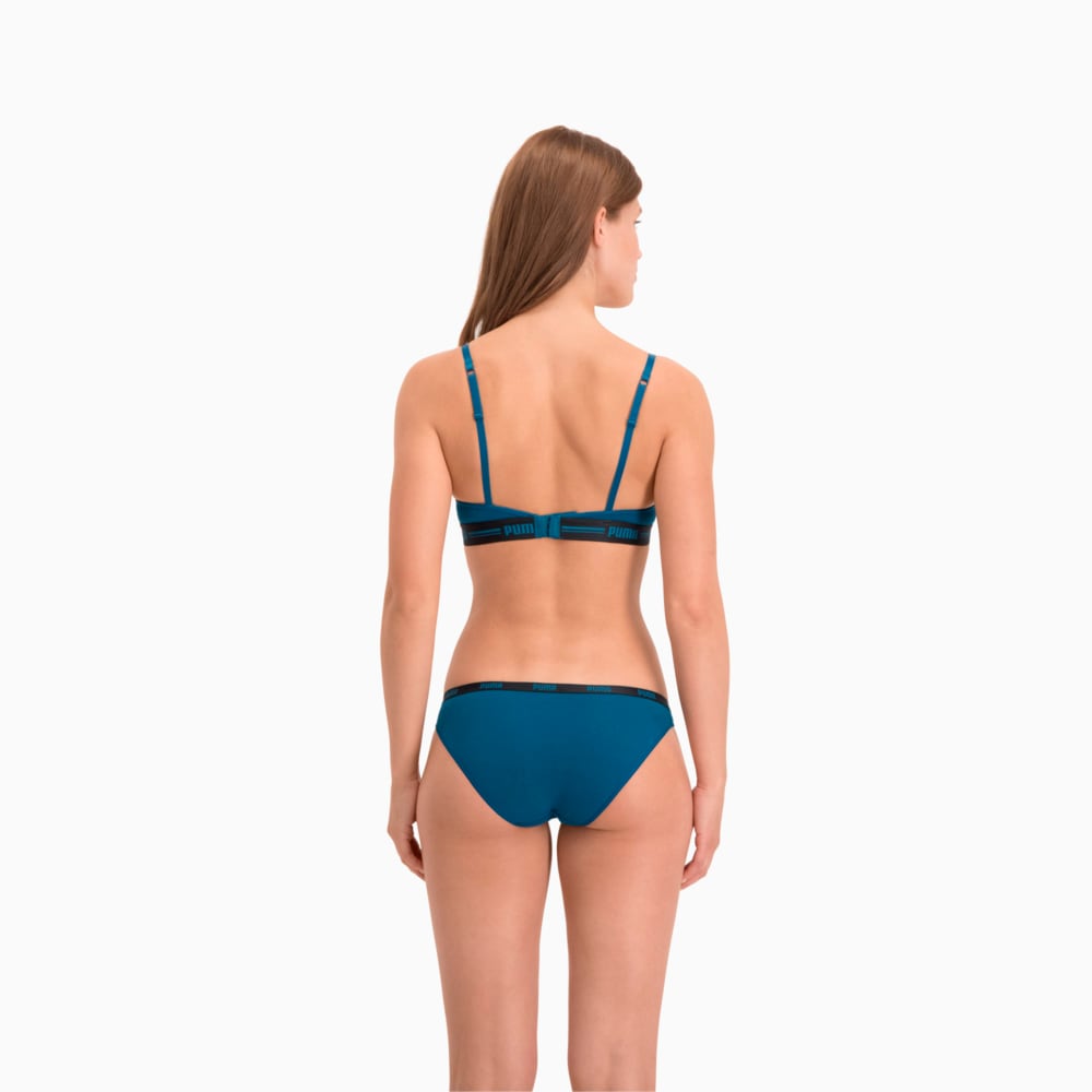Зображення Puma Жіноча спідня білизна Women's Bikini Briefs 2 Pack #2: blue / black