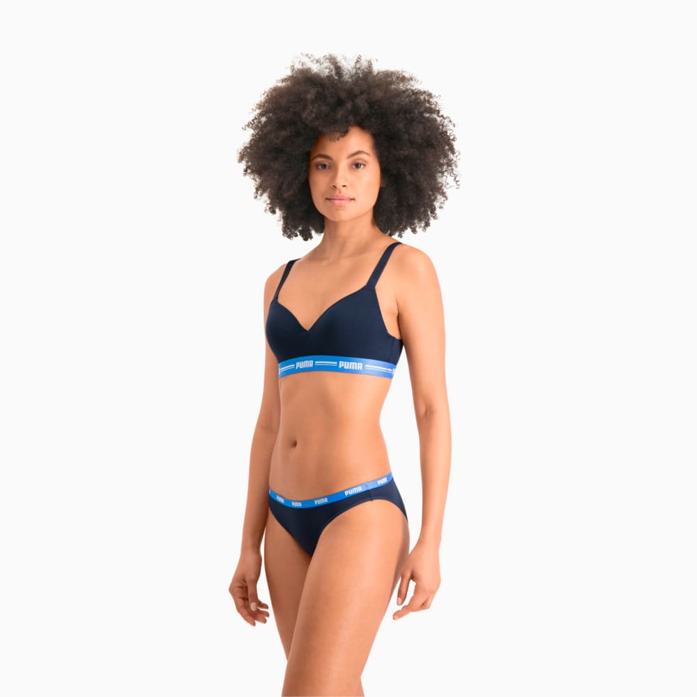 Изображение Puma Женское нижнее белье Women's Bikini Briefs 2 Pack #2: Blue