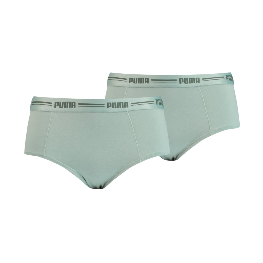 Изображение Puma Женское нижнее белье Women's Mini Shorts 2 Pack #1: Green