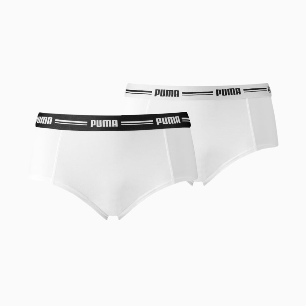 Зображення Puma Жіноча спідня білизна Women's Mini Shorts 2 Pack #1: white / white