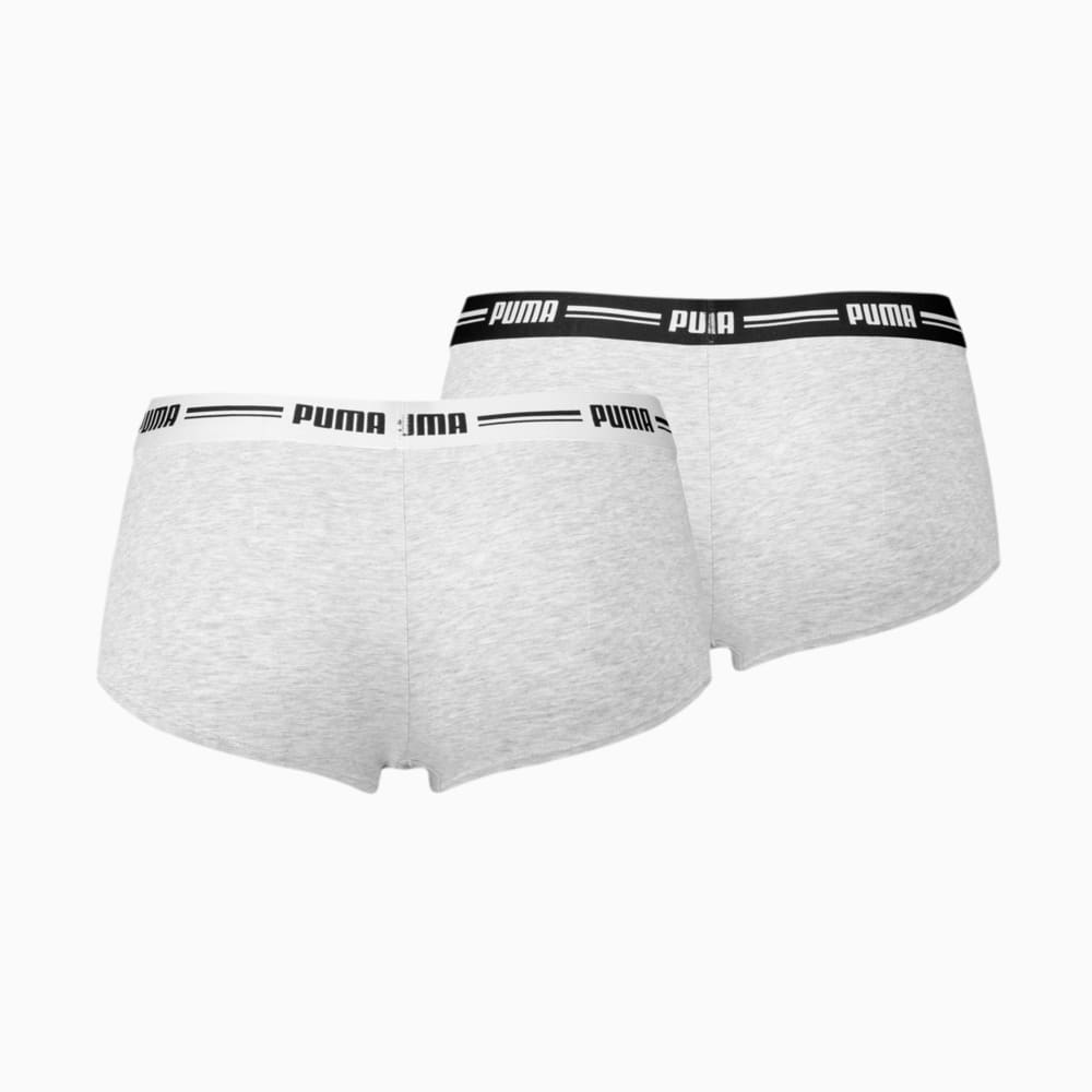 Зображення Puma Жіноча спідня білизна Women's Mini Shorts 2 Pack #2: grey / grey