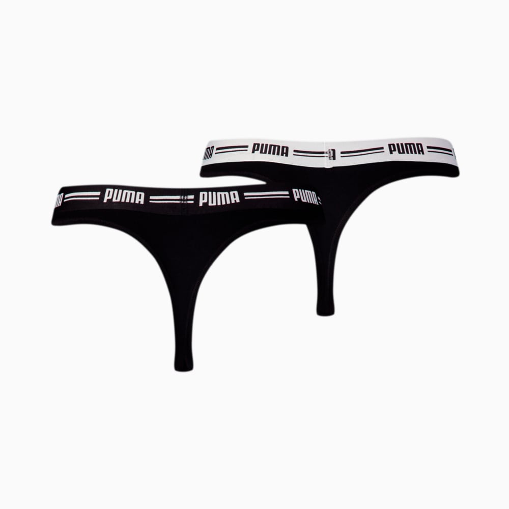 

PUMA - female - Женское нижнее белье Women's Thong 2 Pack – black –, Черный