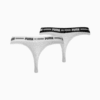 Изображение Puma Женское нижнее белье Women's Thong 2 Pack #7: grey / grey