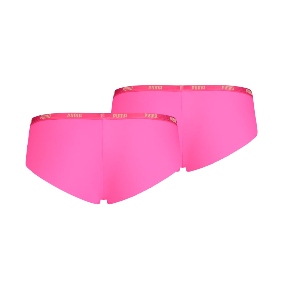 Изображение Puma Женское нижнее белье Microfibre Women's Brazilian Briefs 2 Pack #2: pink
