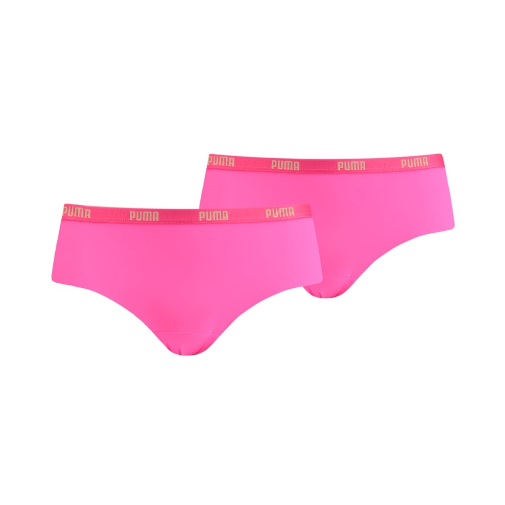 Изображение Puma Женское нижнее белье Microfibre Women's Brazilian Briefs 2 Pack #1: pink