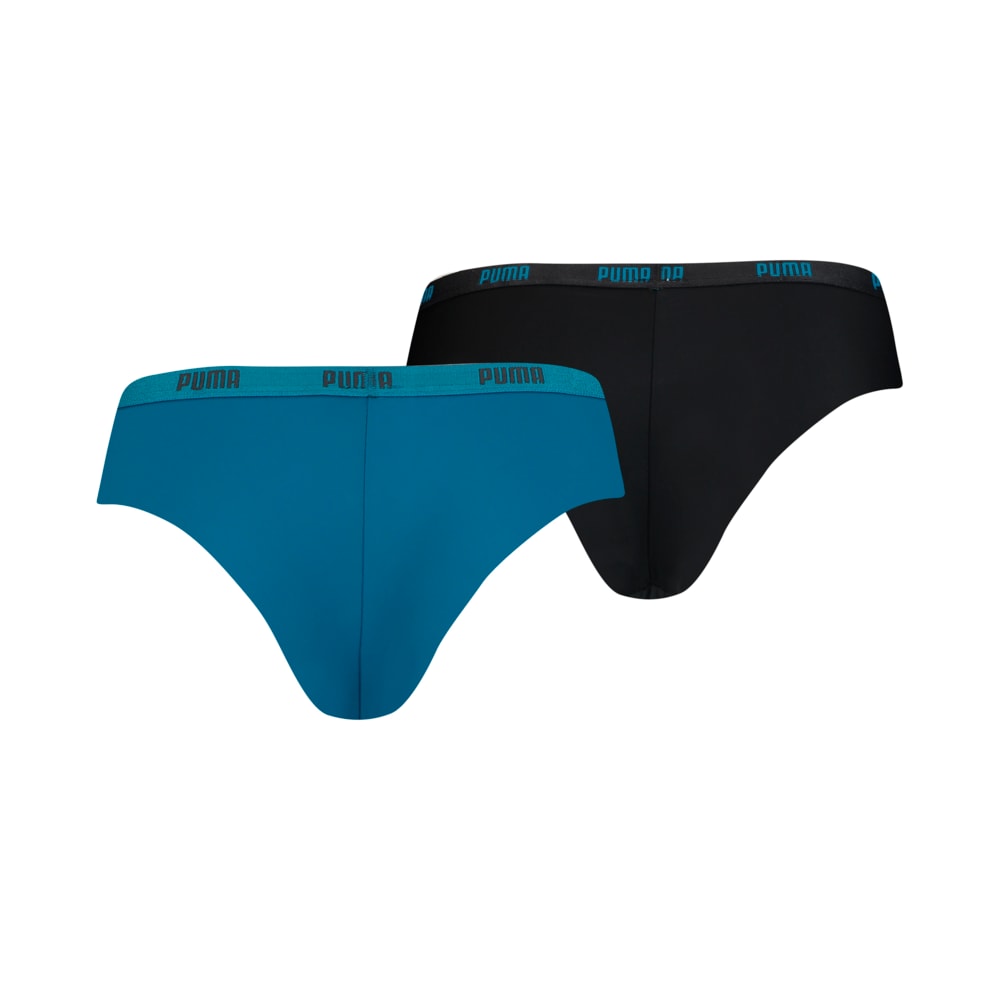 Зображення Puma Жіноча спідня білизна Microfibre Women's Brazilian Briefs 2 Pack #2: blue / black