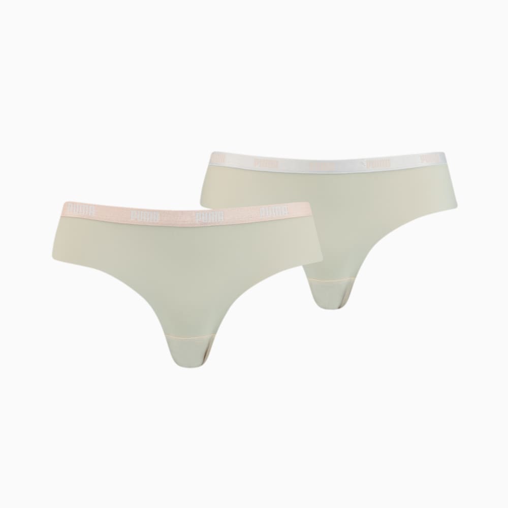 Зображення Puma Жіноча спідня білизна Microfibre Women's Brazilian Briefs 2 Pack #1: rose dust