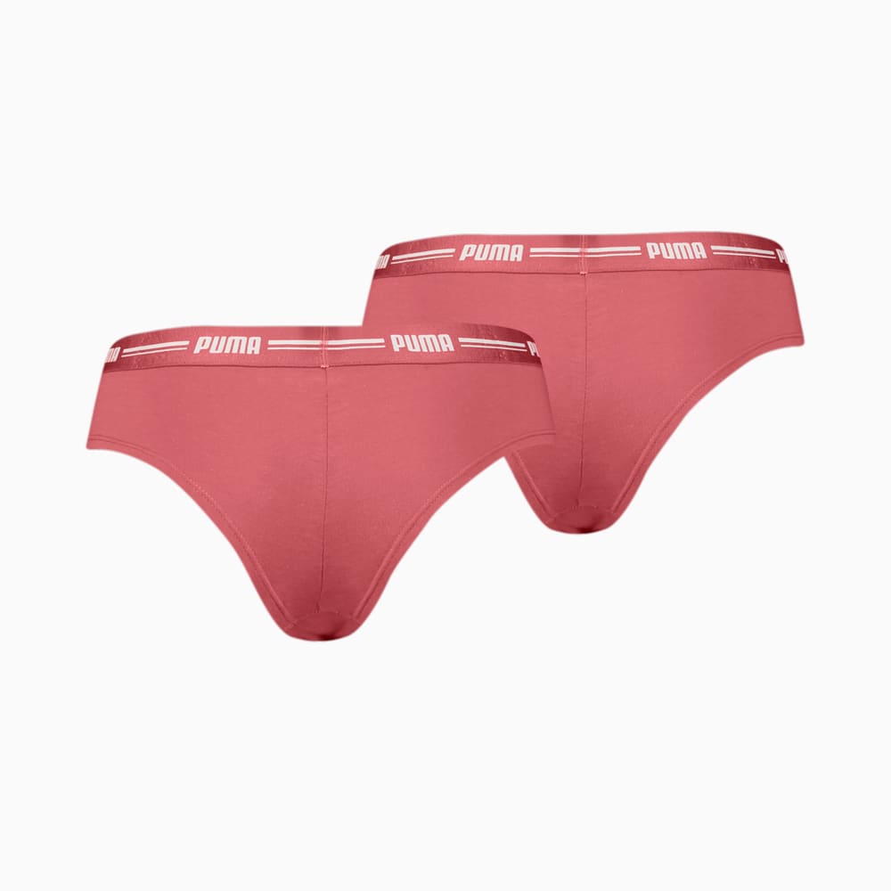 Изображение Puma Женское нижнее белье PUMA WOMEN BRAZILIAN 2P PACK #2: Wine-Red