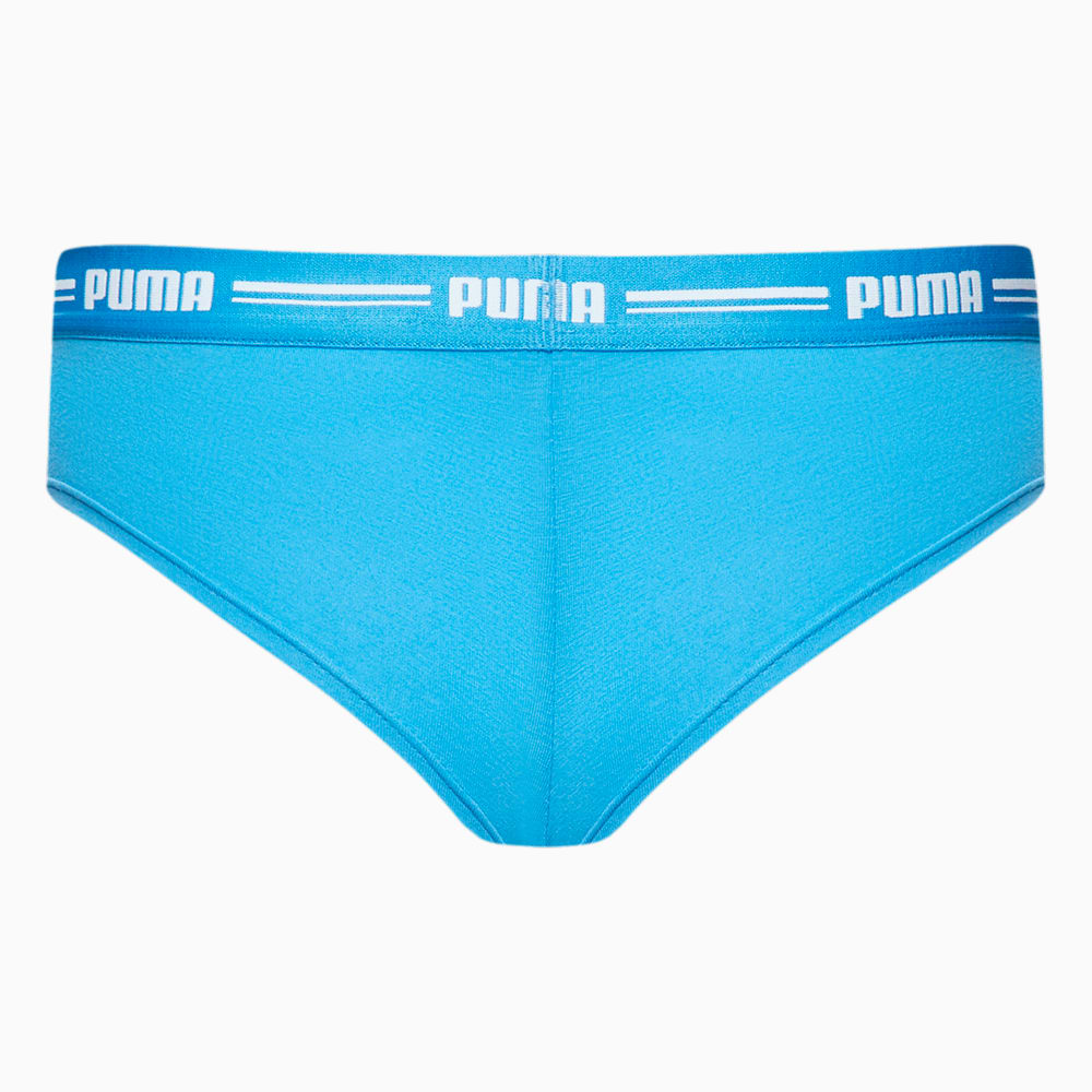 Изображение Puma Женское нижнее белье PUMA WOMEN BRAZILIAN 2P PACK #2: placid blue