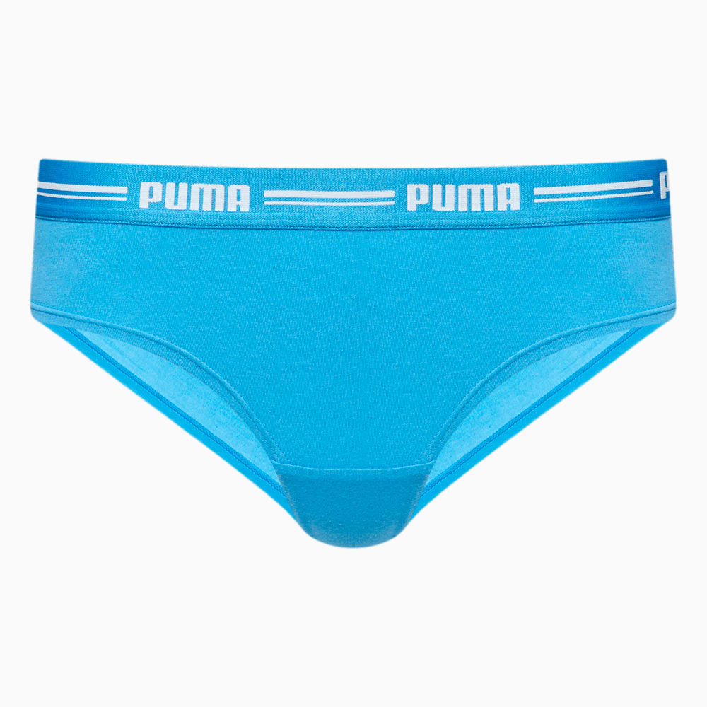 Изображение Puma Женское нижнее белье PUMA WOMEN BRAZILIAN 2P PACK #1: placid blue