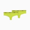 Изображение Puma Женское нижнее белье PUMA WOMEN BRAZILIAN 2P PACK #2: lime green